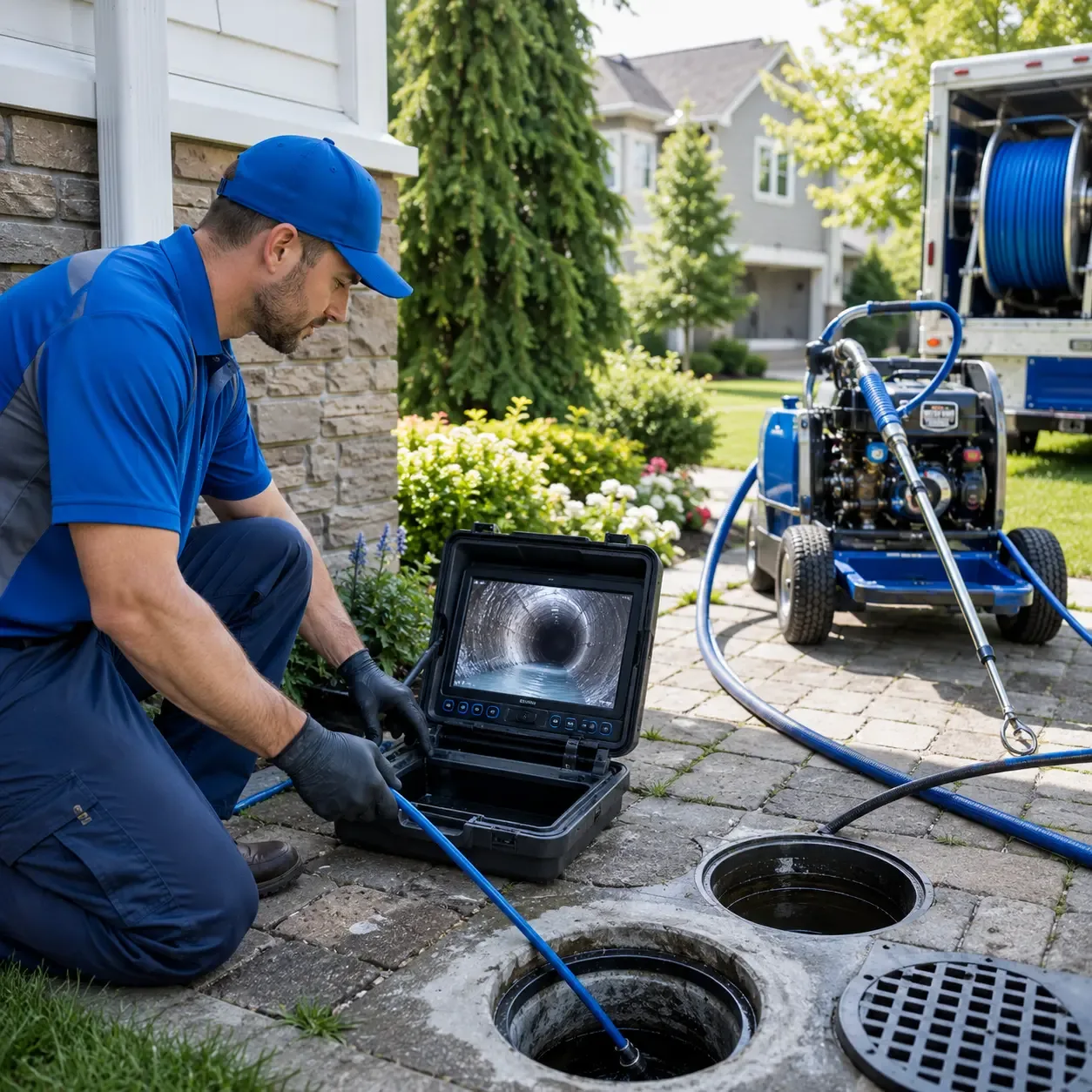 Outdoor drain cleaning professionals serving Galesville, WI