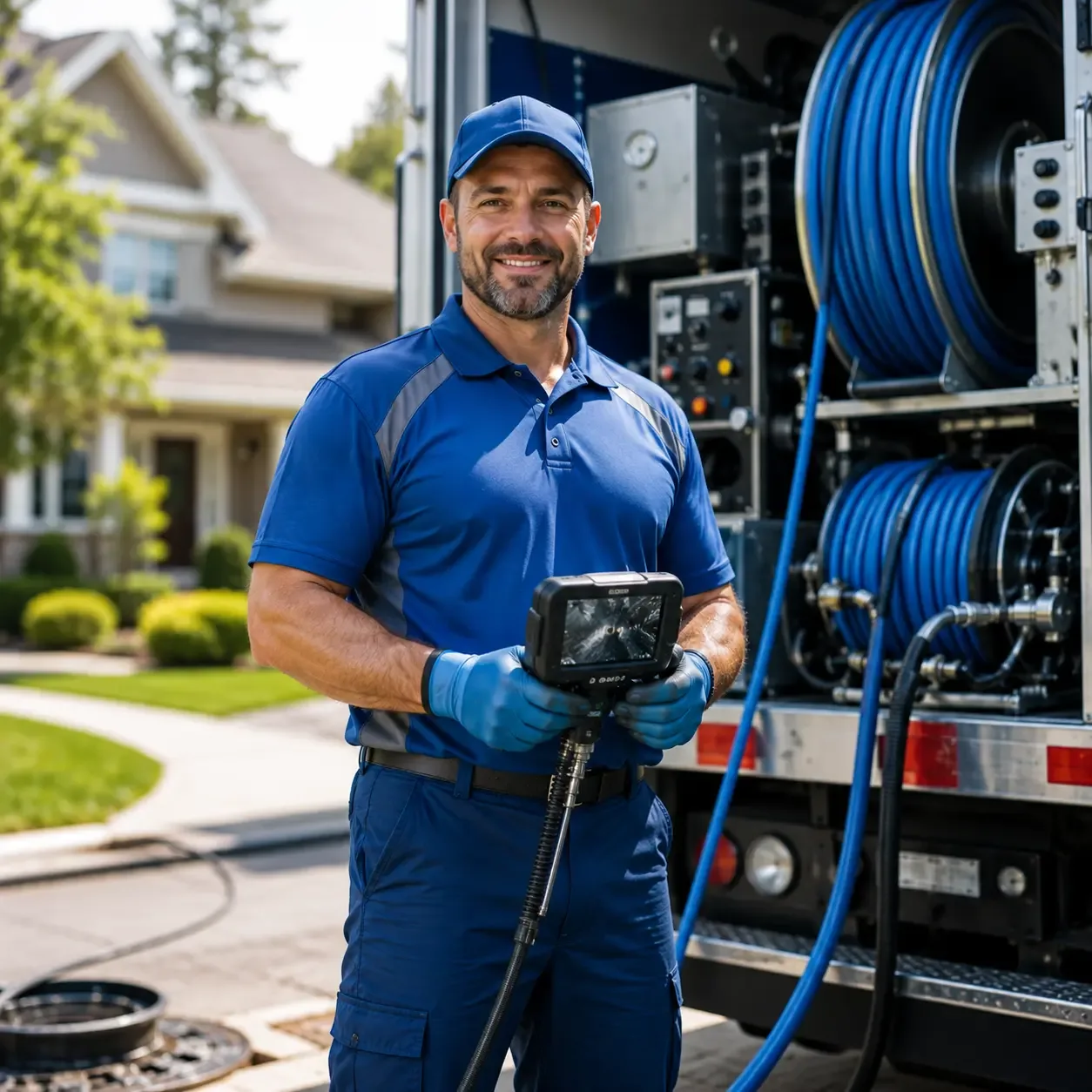Local outdoor drain cleaning specialists in Galesville, WI